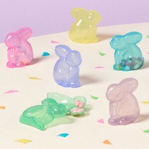 New! Target Spritz Set of 6 Fillable Easter Bunny Containers